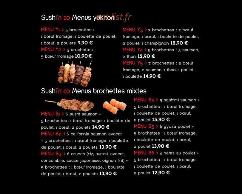 Sushi & CO — carte page 5