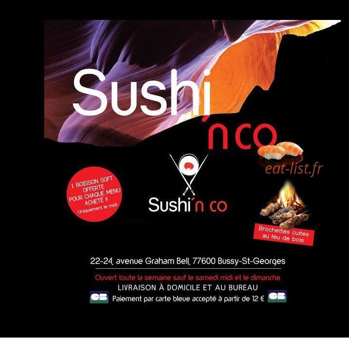 Sushi & CO — carte page 1
