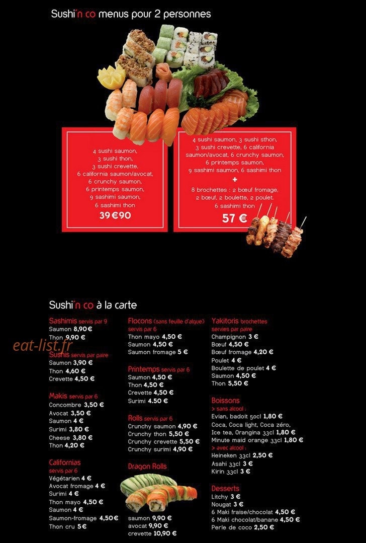 Sushi & CO — carte page 6
