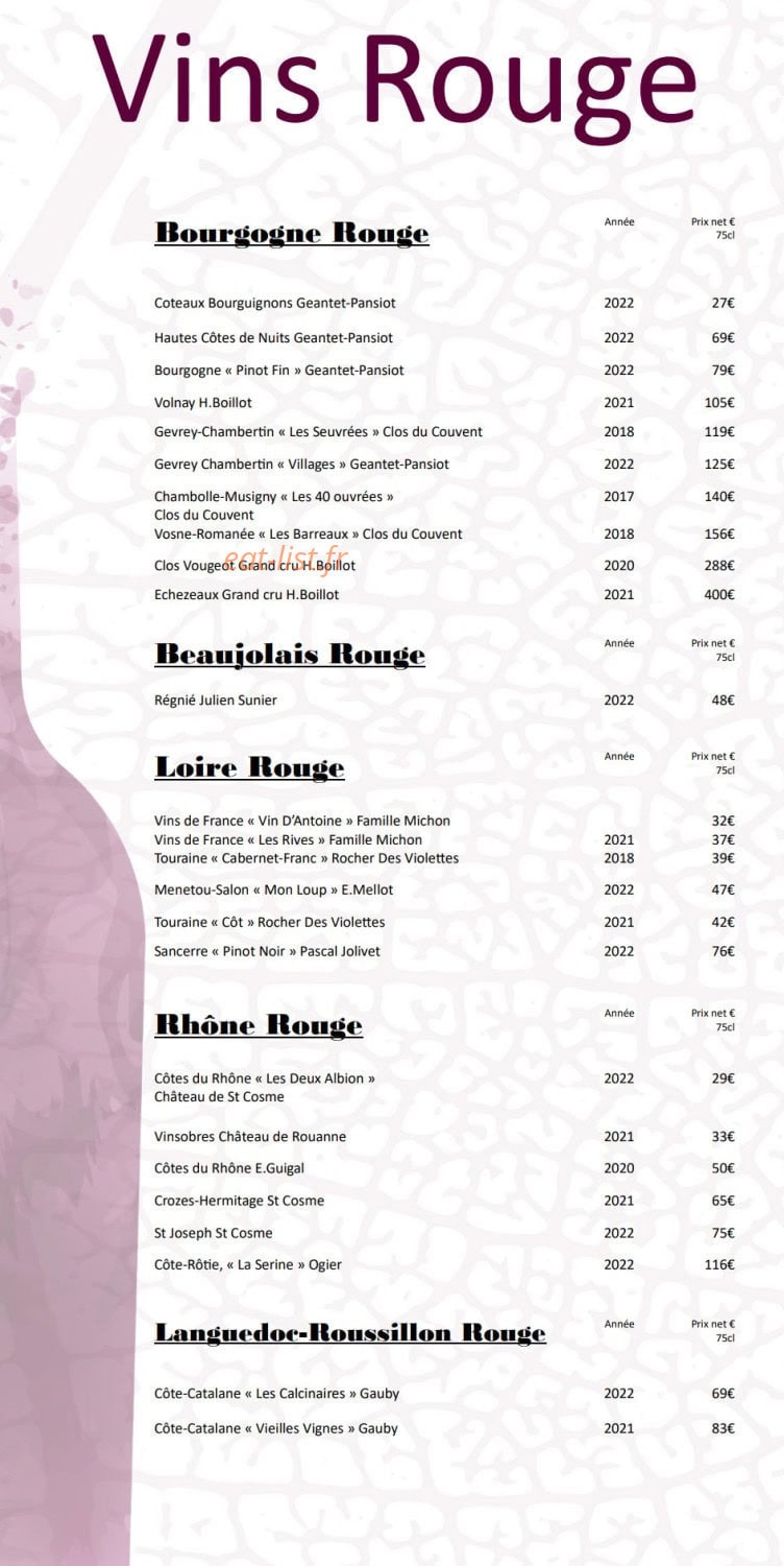 Le 10vins — carte page 7
