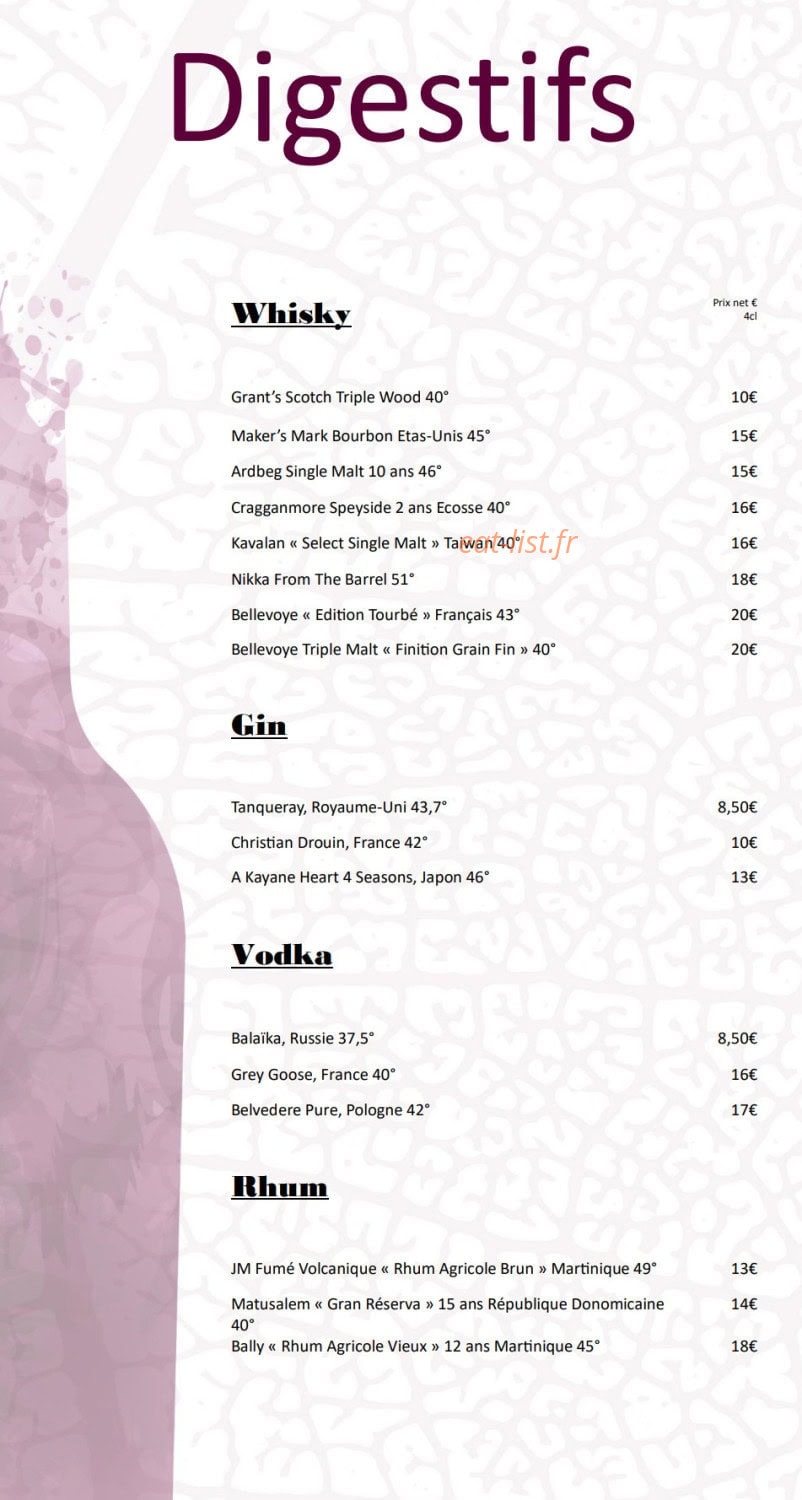 Le 10vins — carte page 2