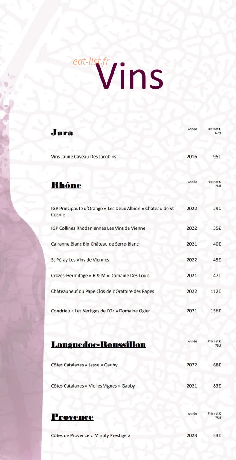 Le 10vins — carte page 6