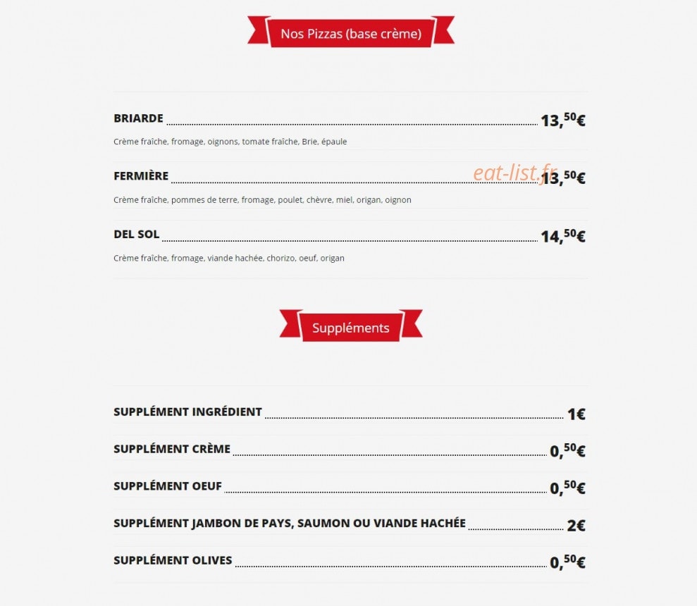 Pizza Cesena — carte page 4