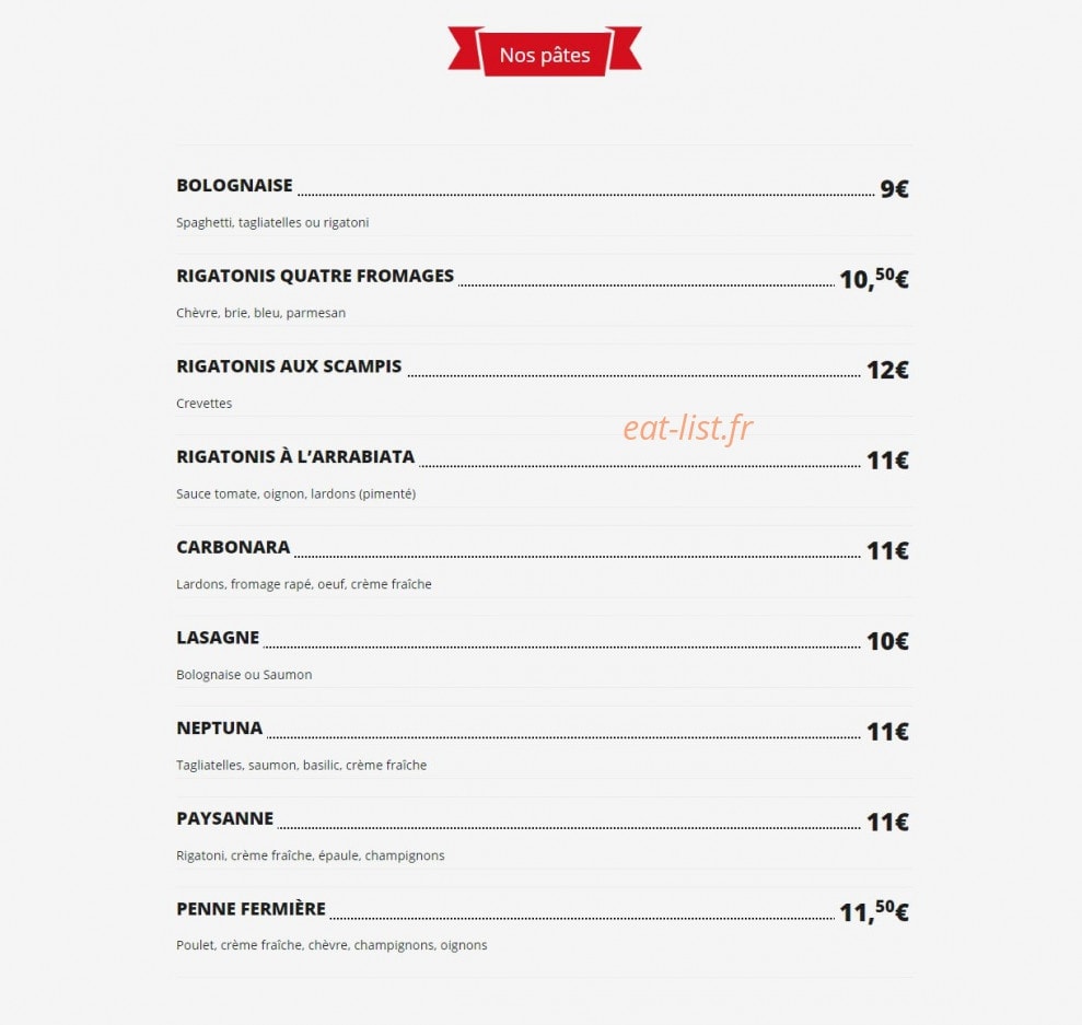 Pizza Cesena — carte page 5