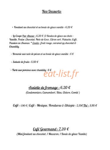 Par Amour — carte page 3