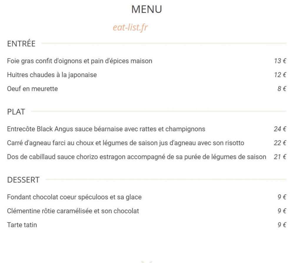 Petit Corne Biche — carte page 1