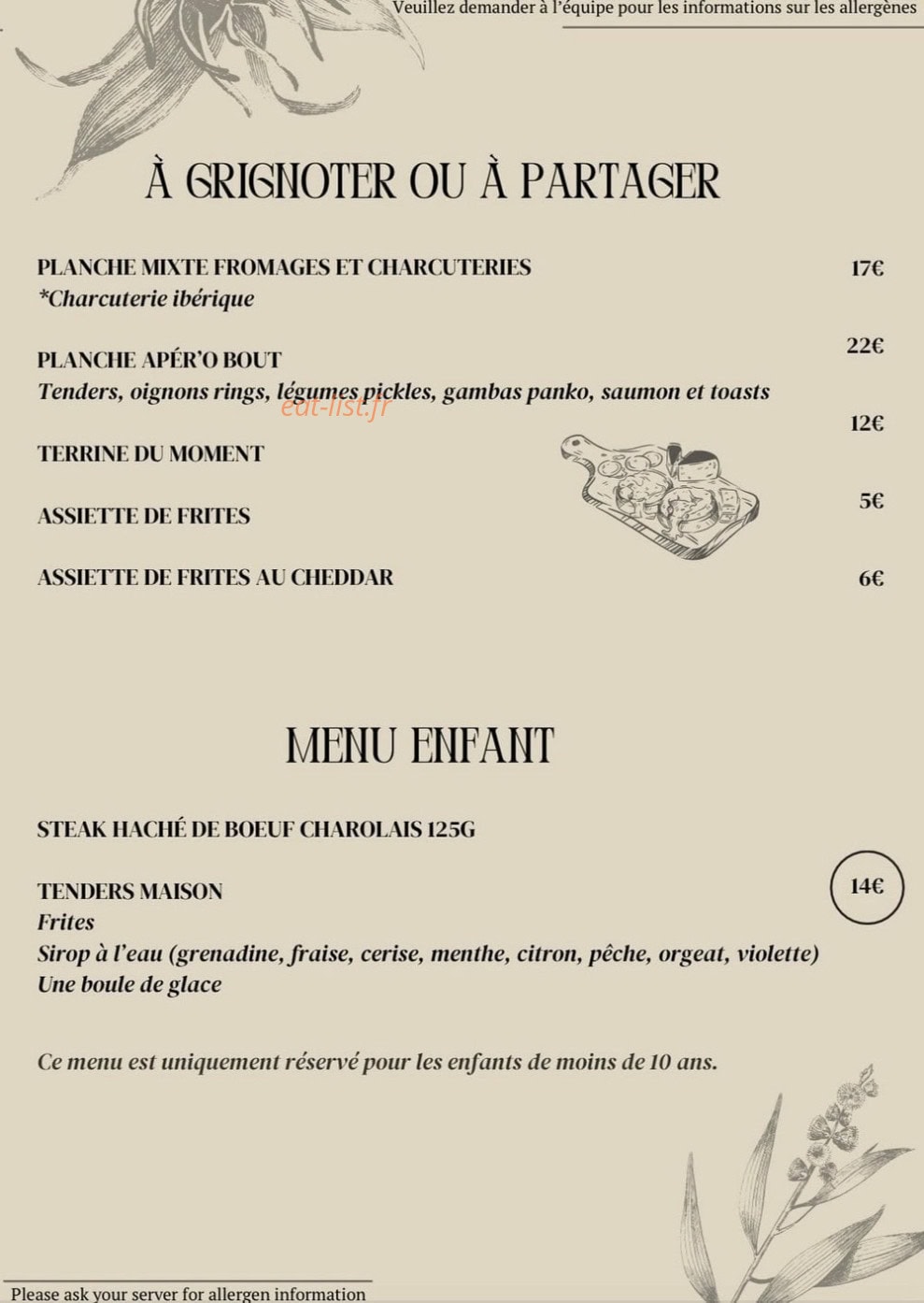 Ō Bout — carte page 5
