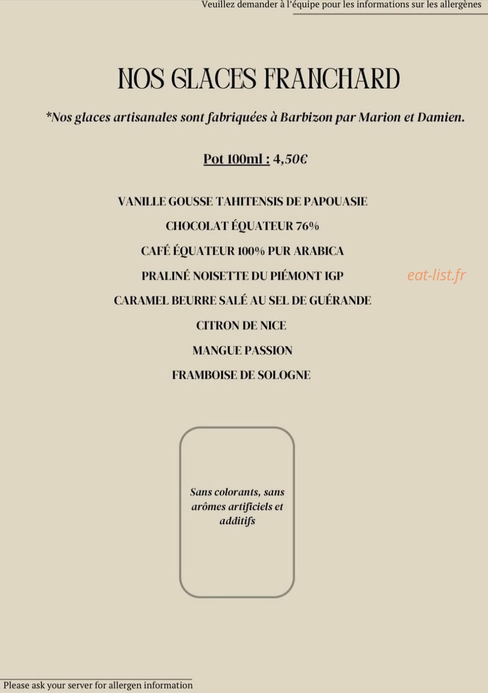 Ō Bout — carte page 6
