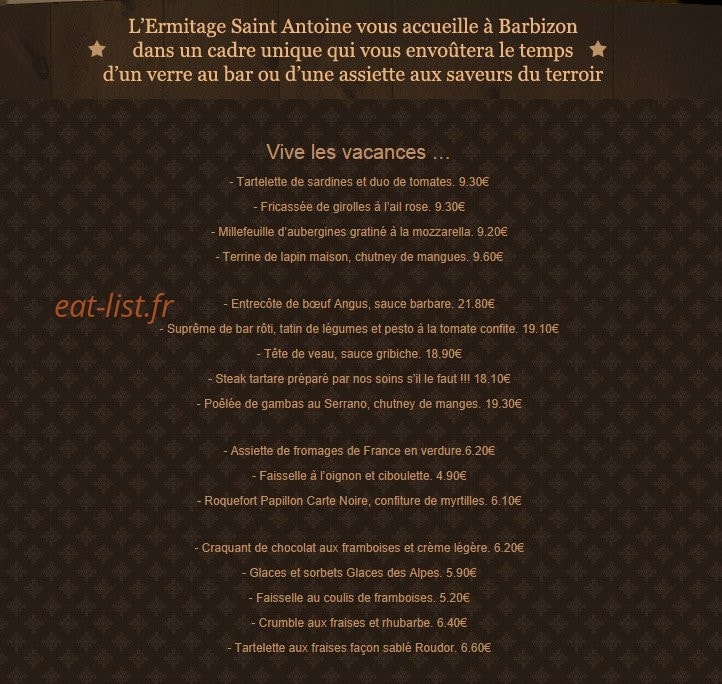 L'ermitage Saint Antoine — carte page 1