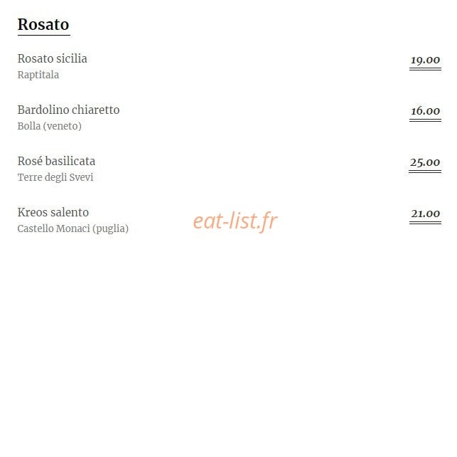 La Cucina — carte page 9