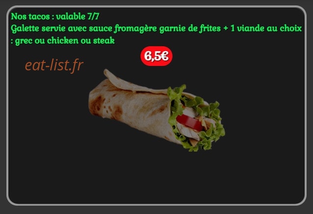 Di Napoli Pizza — carte page 12