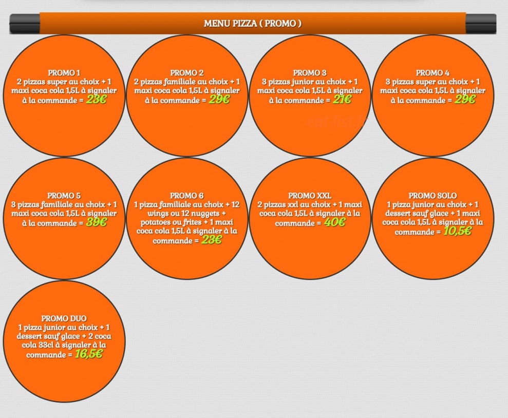 Di Napoli Pizza — carte page 4