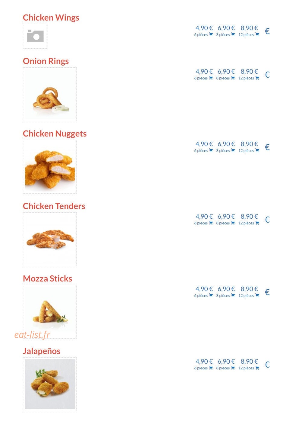 Freepizza — carte page 10