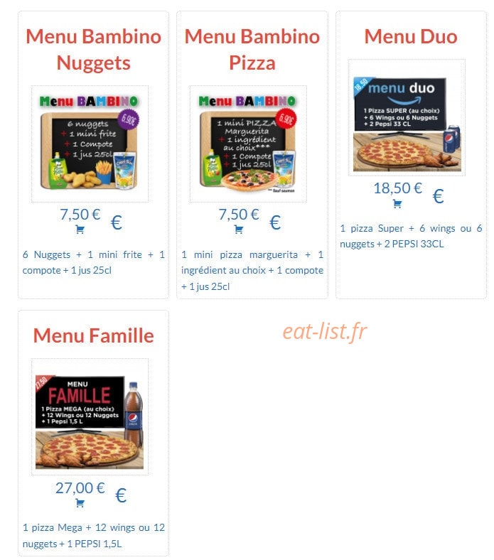 Freepizza — carte page 14