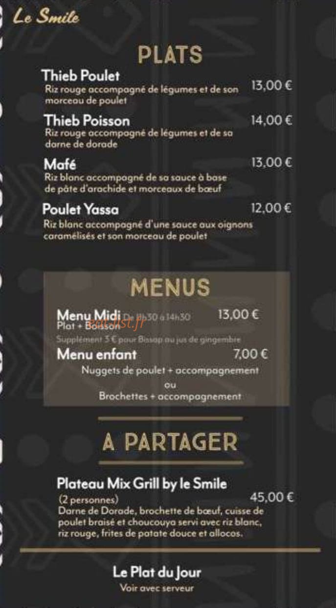 Le Smile — carte page 2