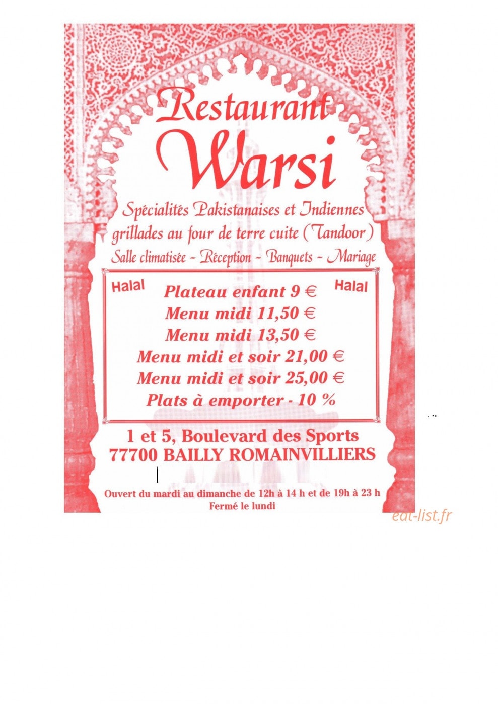 Warsi Bailly — carte page 1