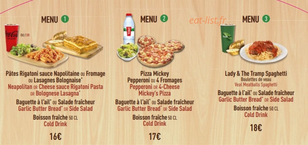 Bella Notte — carte page 1