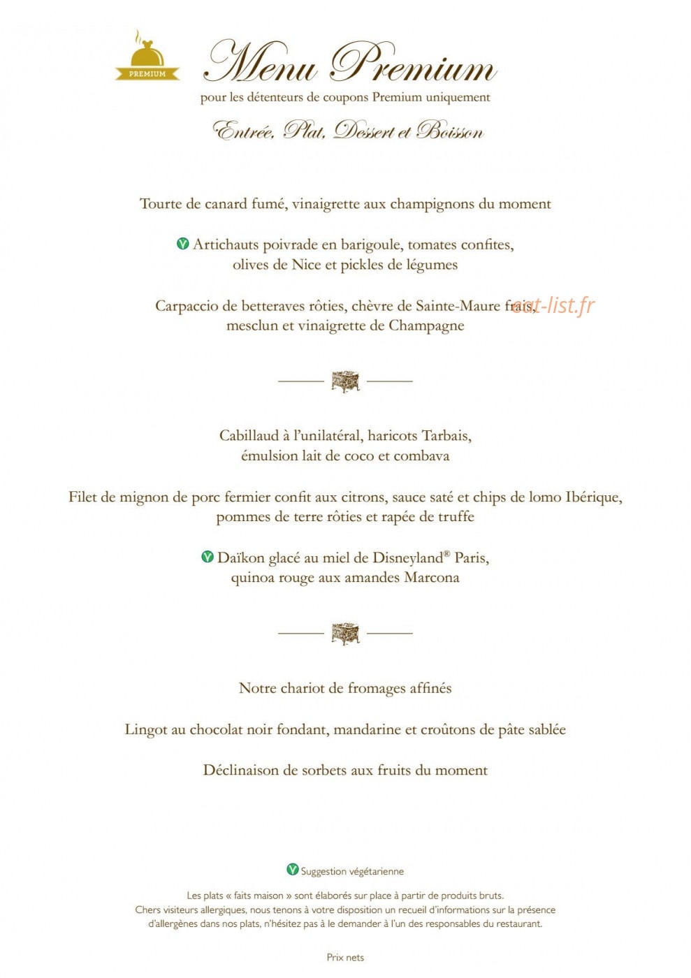 California Grill — carte page 6