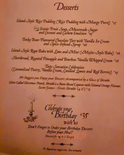 Captain Jack's — carte page 2