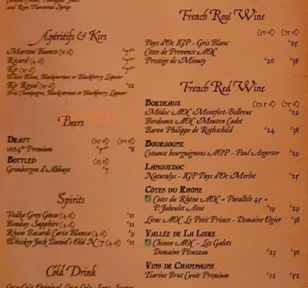 Captain Jack's — carte page 6
