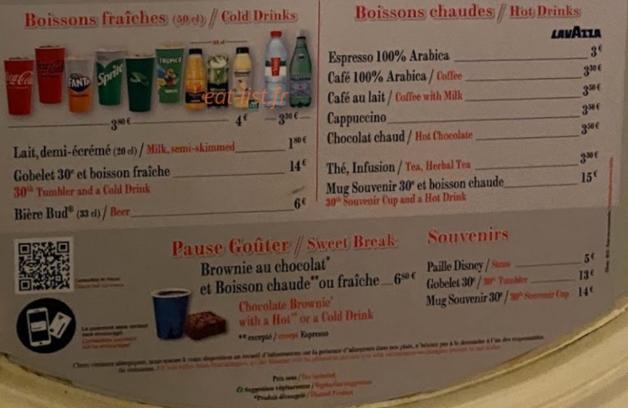 Casey's Corner — carte page 2