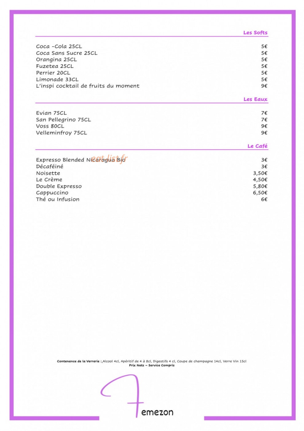 Femezon — carte page 7