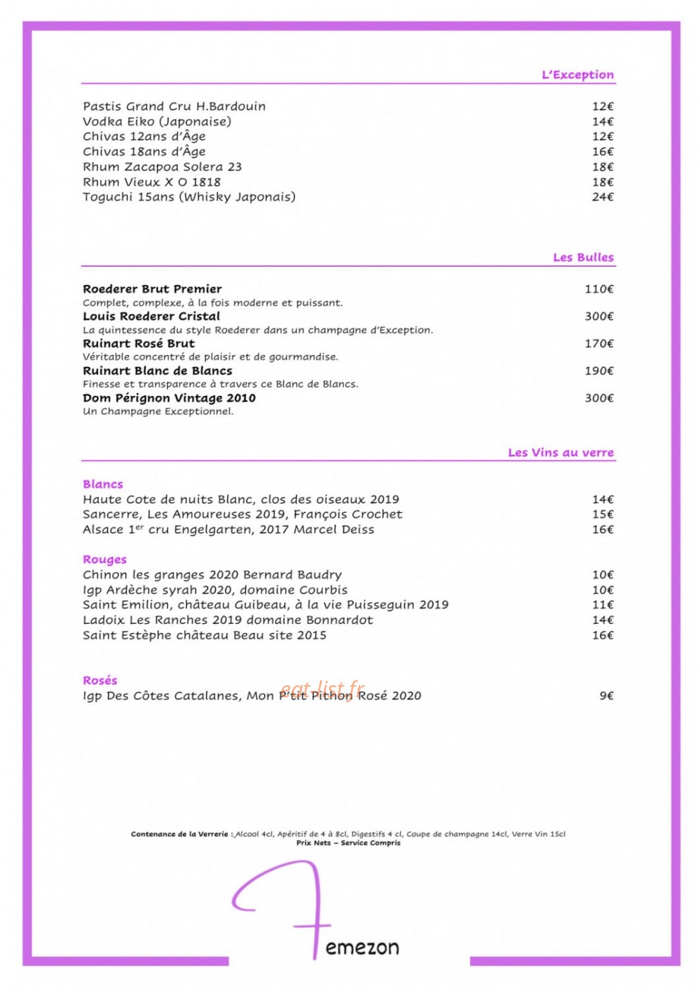 Femezon — carte page 5