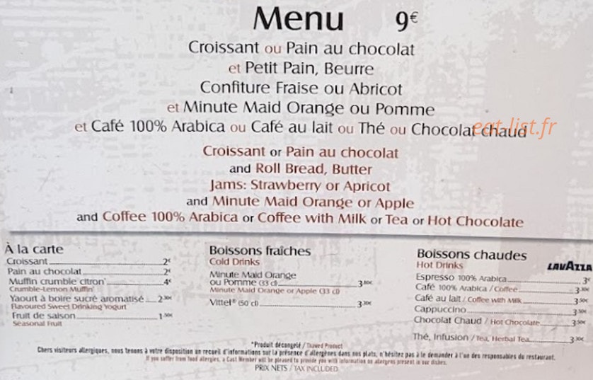 New York Style Sandwiches — carte page 5