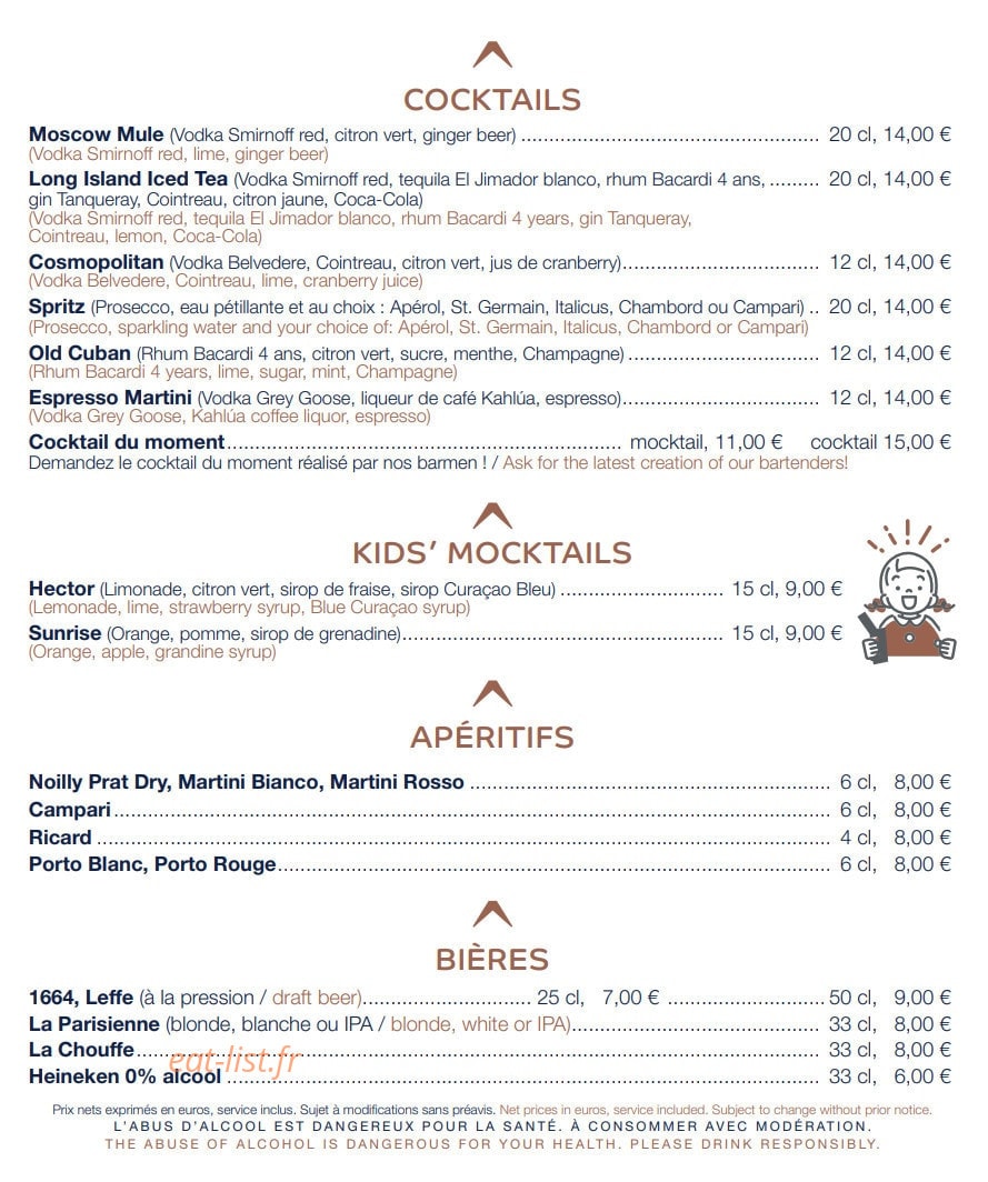 Ô Relais — carte page 6