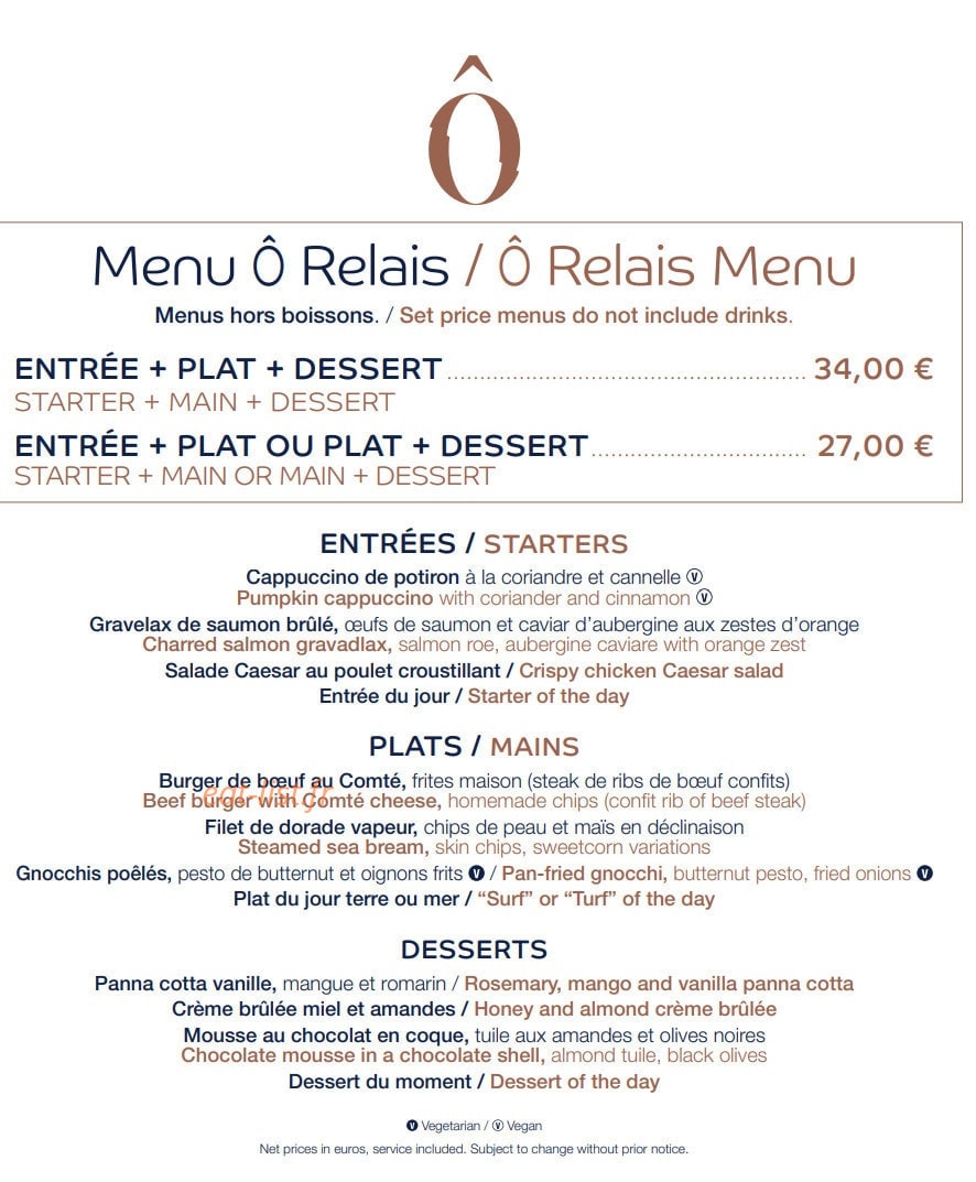 Ô Relais — carte page 5