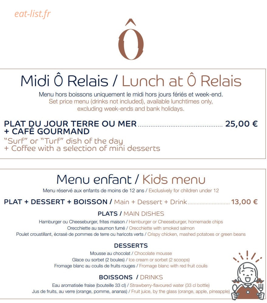 Ô Relais — carte page 4