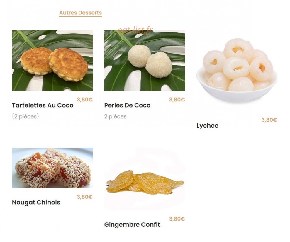 Phở 14 — carte page 4