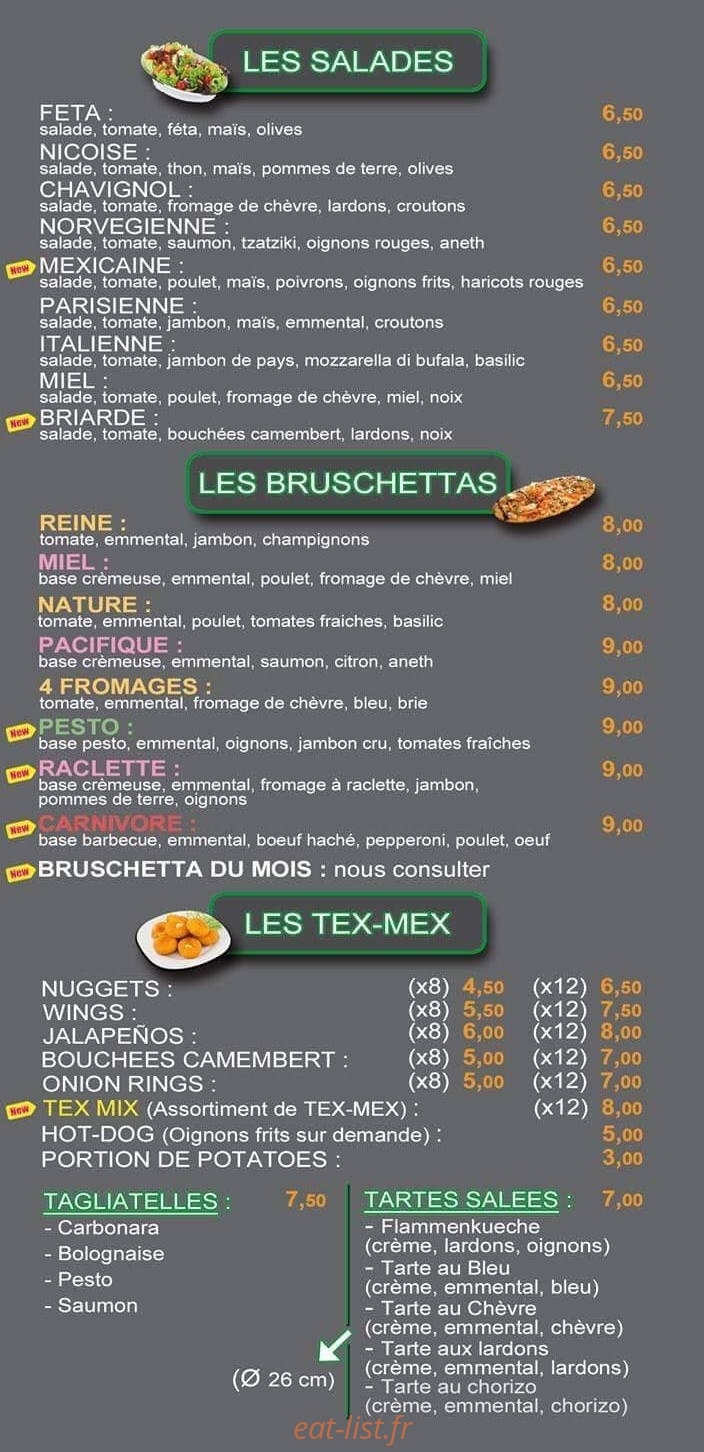 La vallée pizza — carte page 4