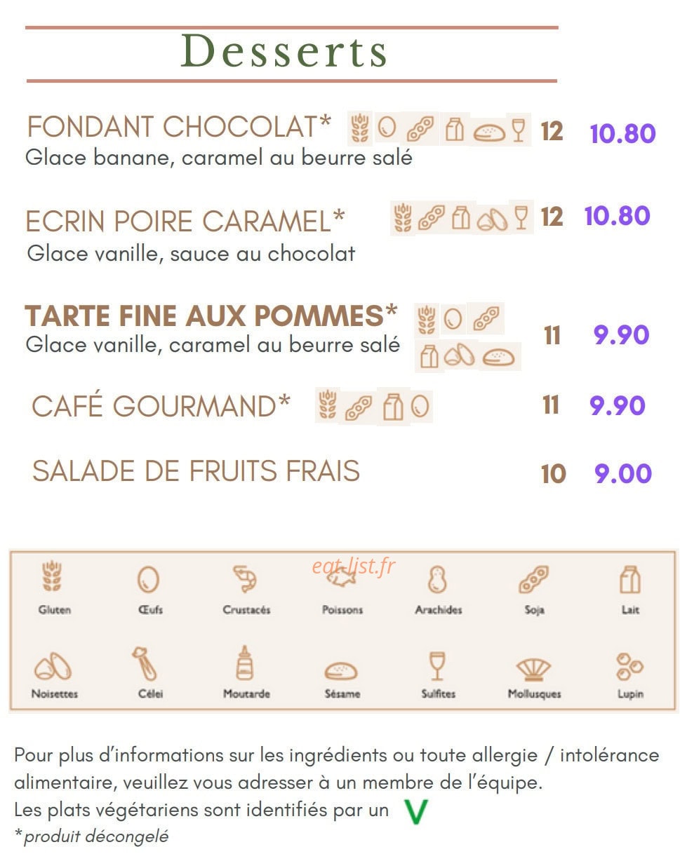 Notre Table — carte page 5