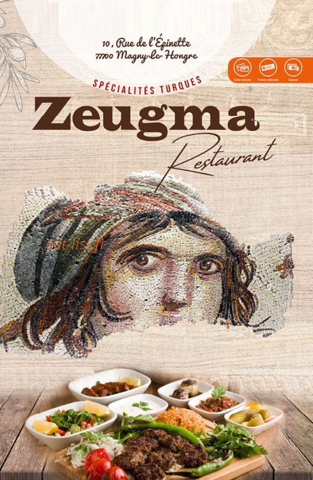zeugma grill — carte page 1