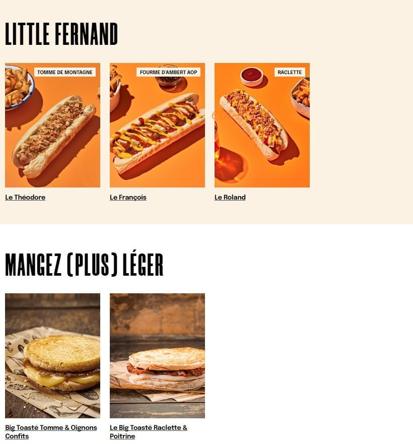 Big Fernand — carte page 2