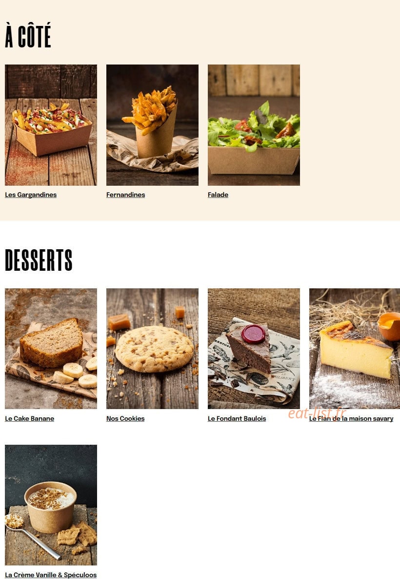Big Fernand — carte page 3