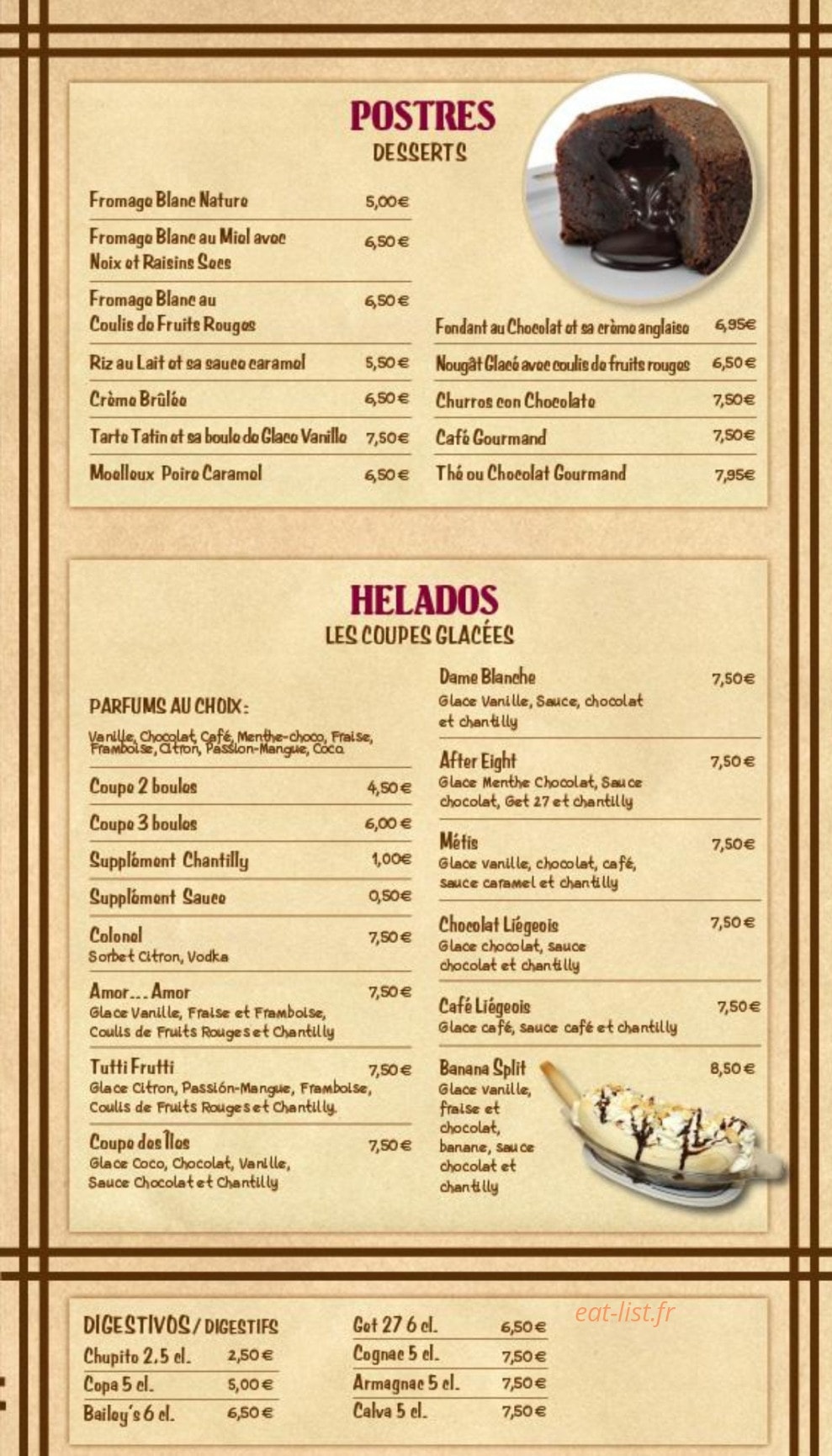 Cañas y Tapas — carte page 6