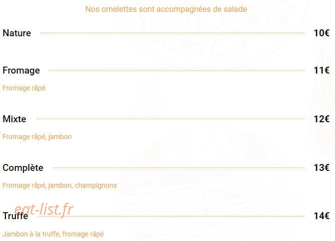 Chez Milen — carte page 5