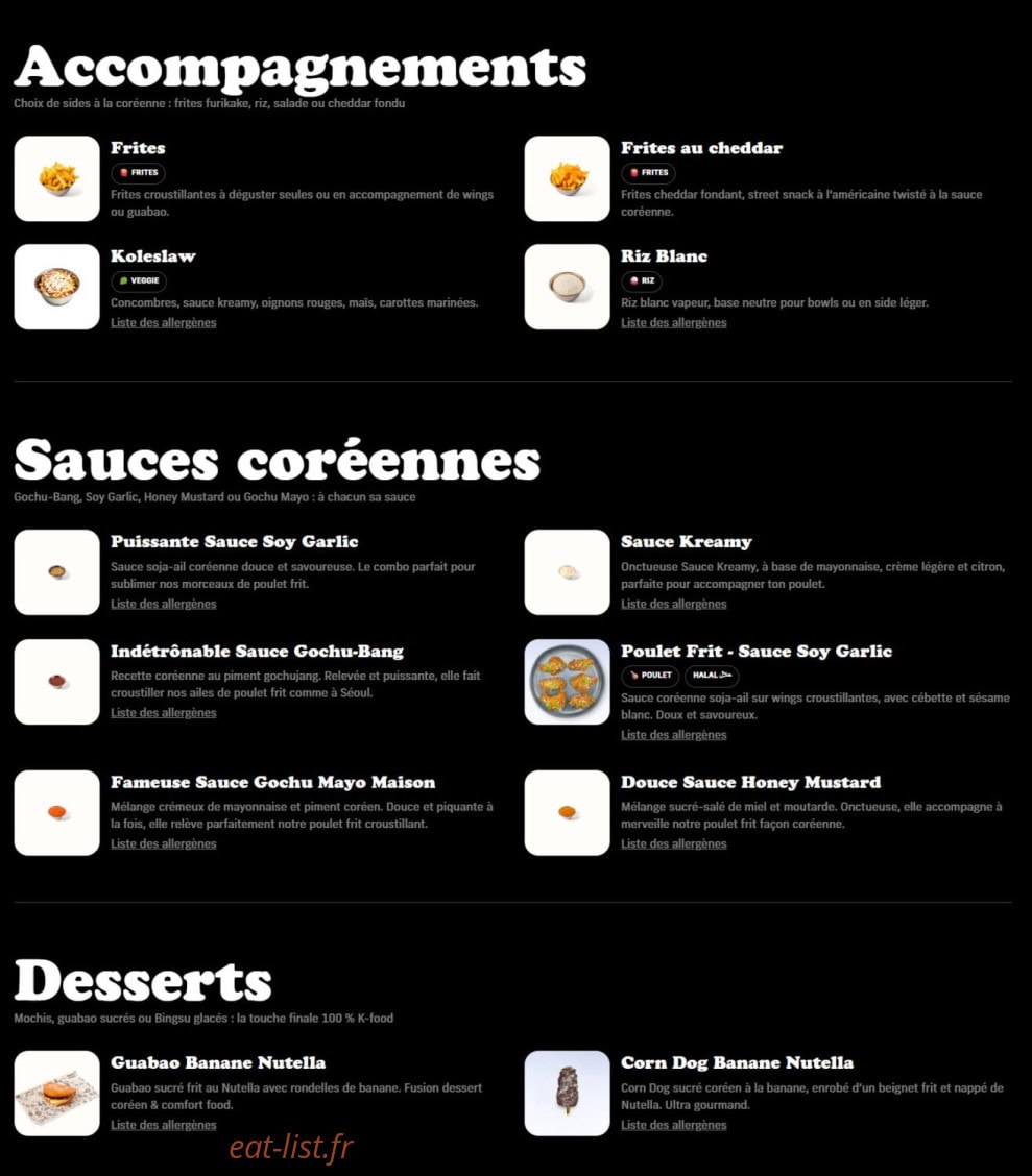 Chikin Bang — carte page 4