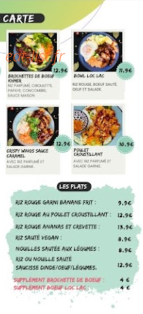 Foodzilla Street — carte page 3