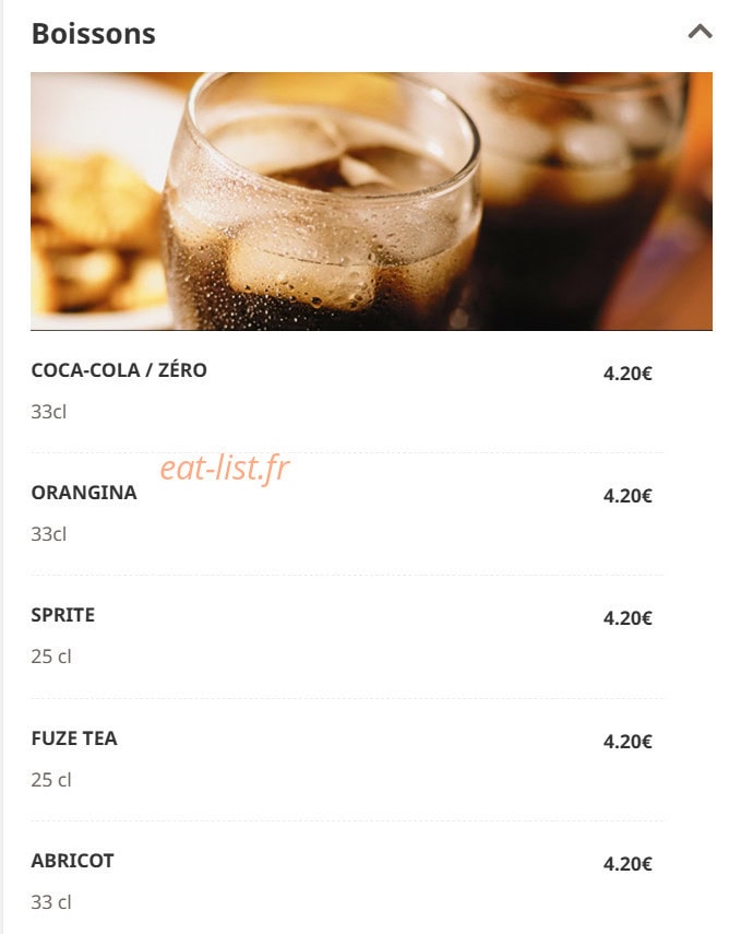 Hokkaido sushi — carte page 21