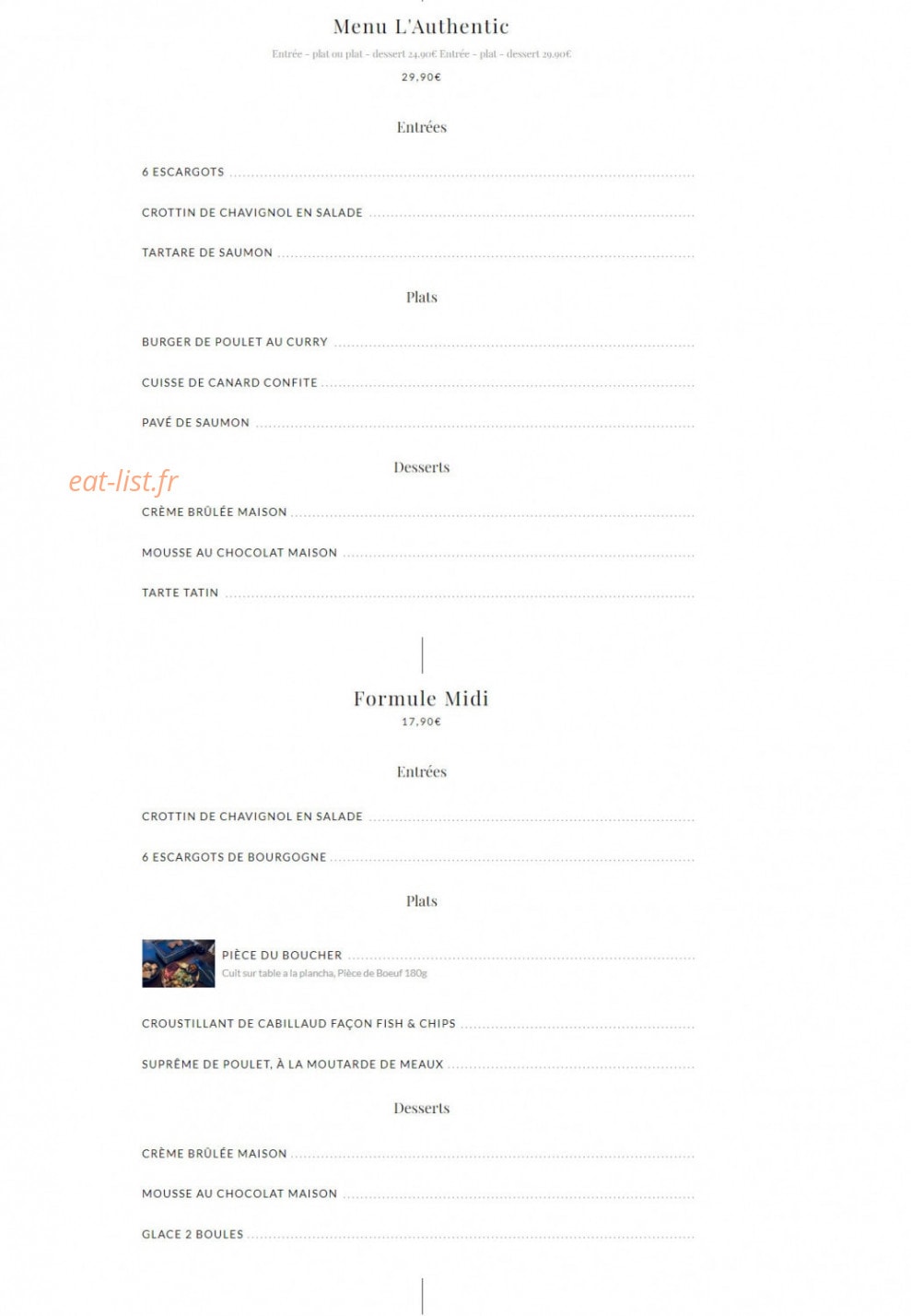 L'Authentic — carte page 4