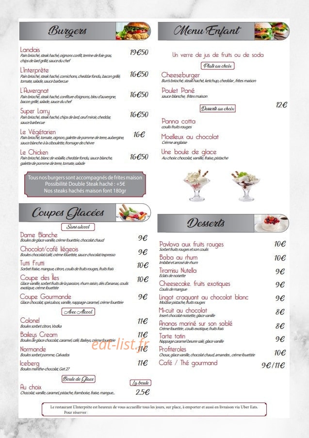 L'Interprète — carte page 2