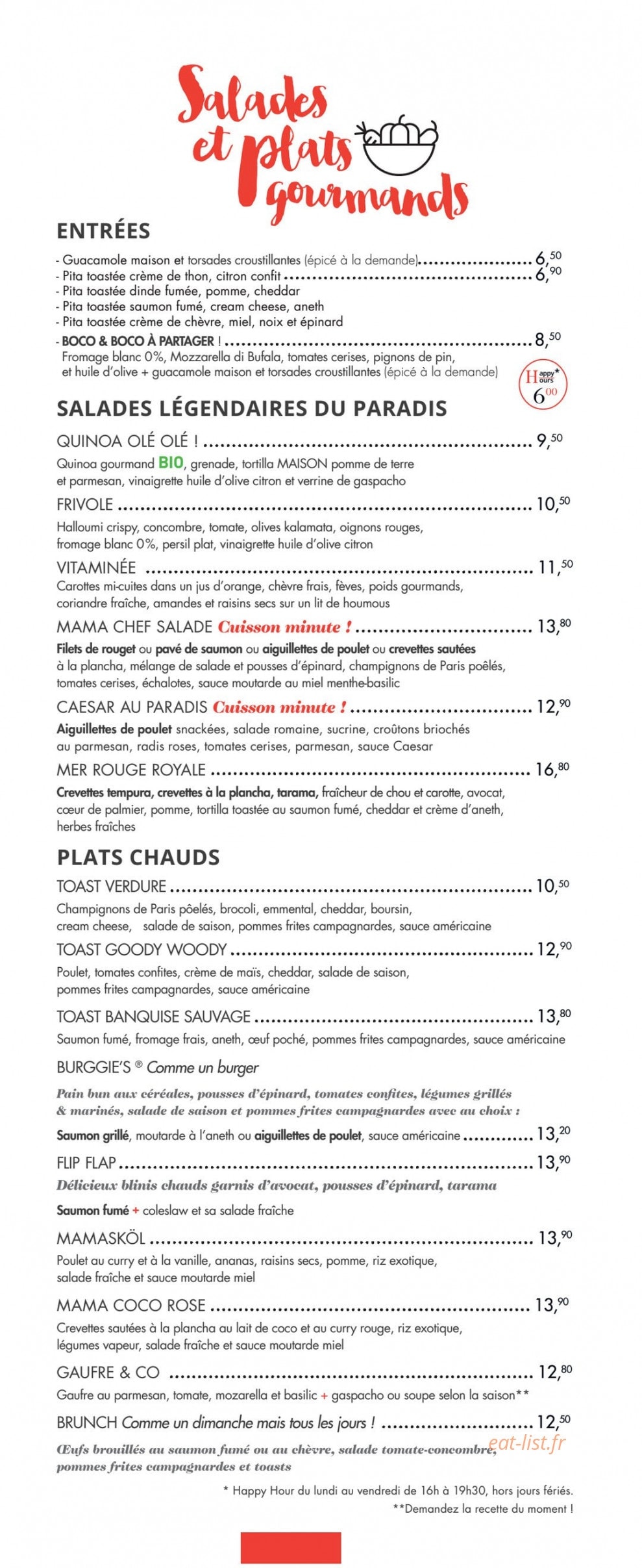 Le paradis du fruit — carte page 4