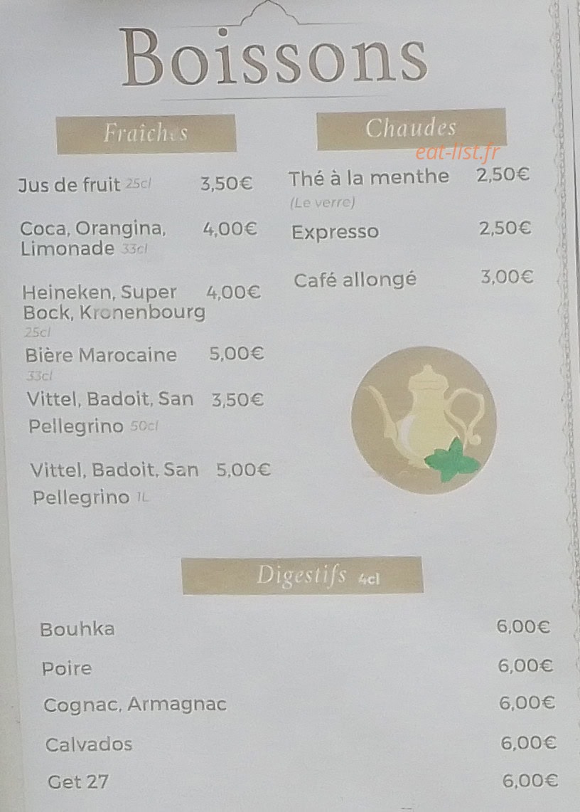 Palmeraie du Sud — carte page 5