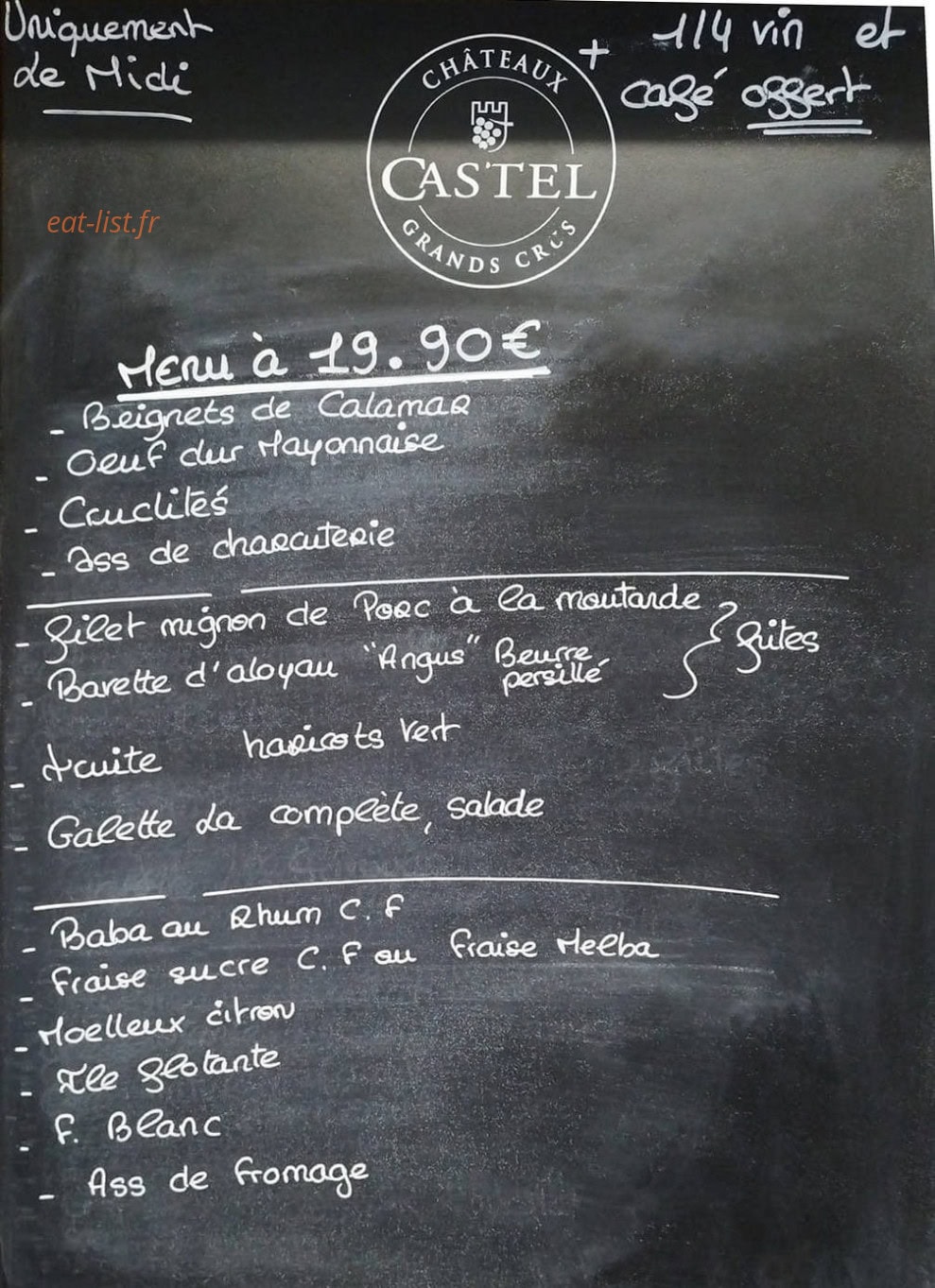 Chant' crêpe — carte page 1