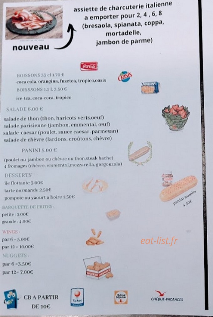 La cucina — carte page 3