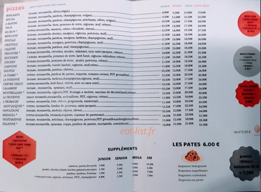 La cucina — carte page 2