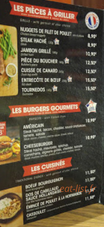 La Croissanterie — carte page 1